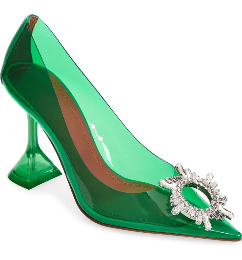 Begum Glass Pointed Toe Pump