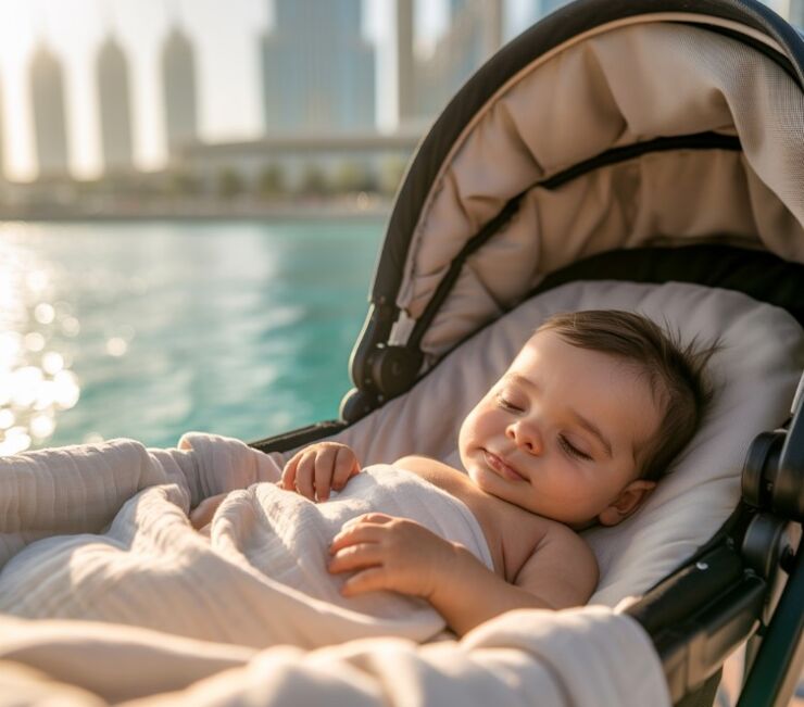 Fotografisanje bebe u Dubaiju
