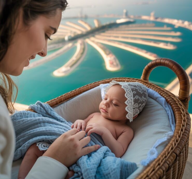 Palm Jumeirah atraktivna lokacija za slikanje beba