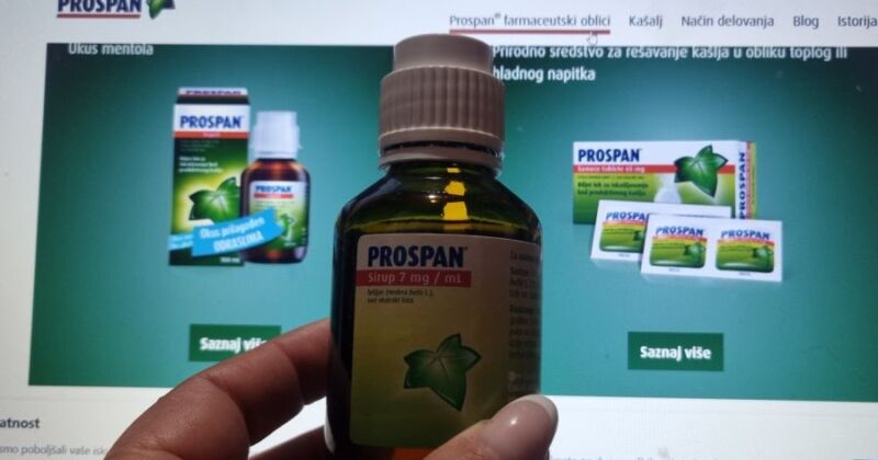 Prospan sirup od bršljana za kašalj